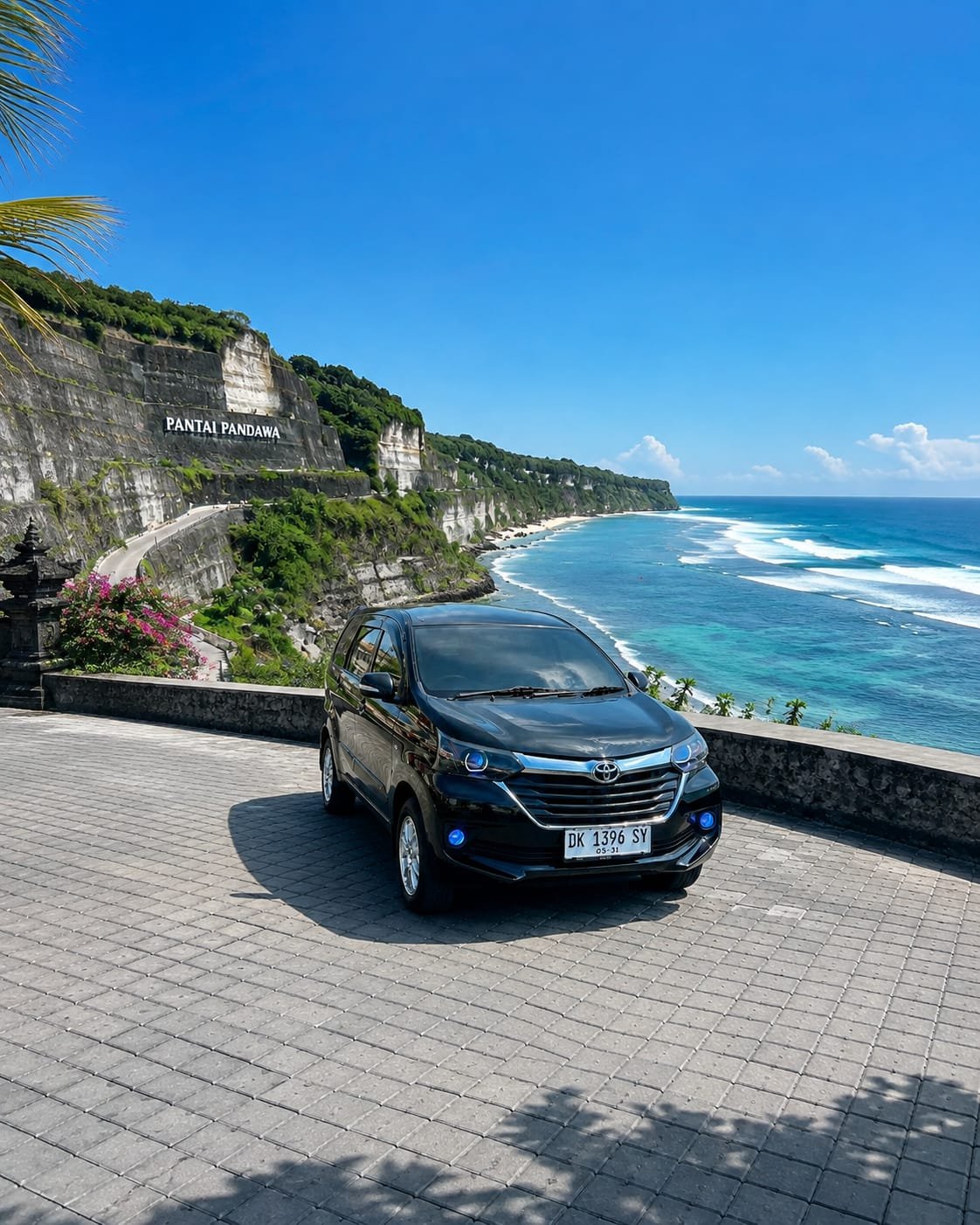 Private Car at Bali Beach